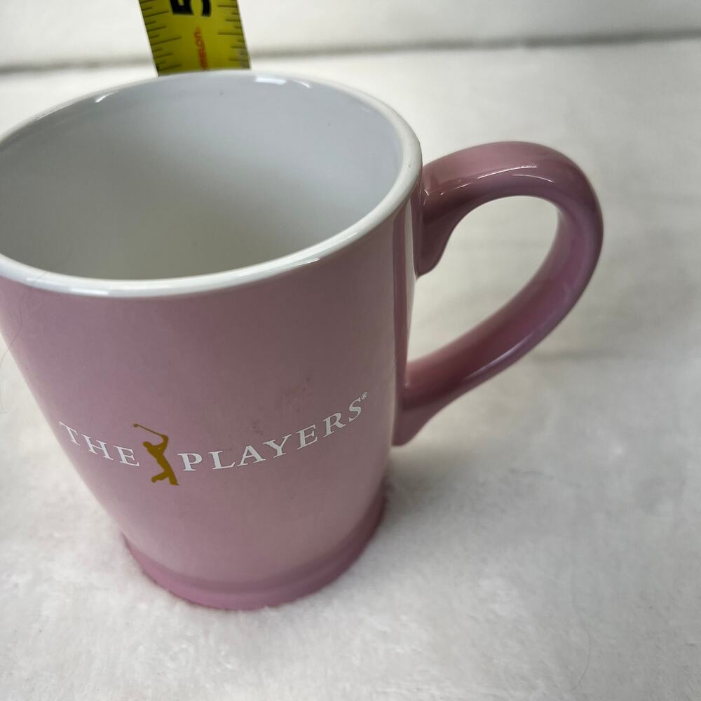 The Players Championship Golf Pink Coffee Tea Mug TPC 11oz - Picture 6 of 7